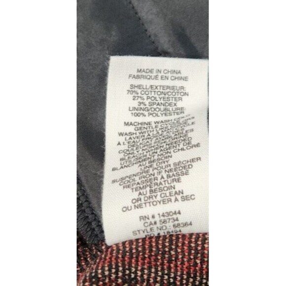 Anthropologie Women Cardigan Petite XS Avec Les Filles Sigrid Coat Black/Red - Picture 15 of 16